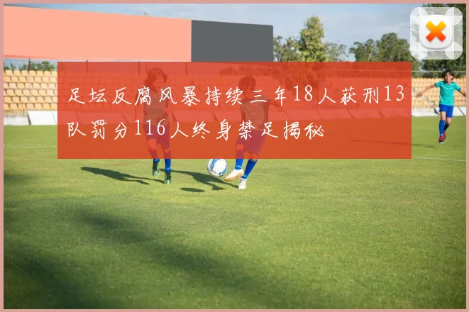 足坛反腐风暴持续三年18人获刑13队罚分116人终身禁足揭秘